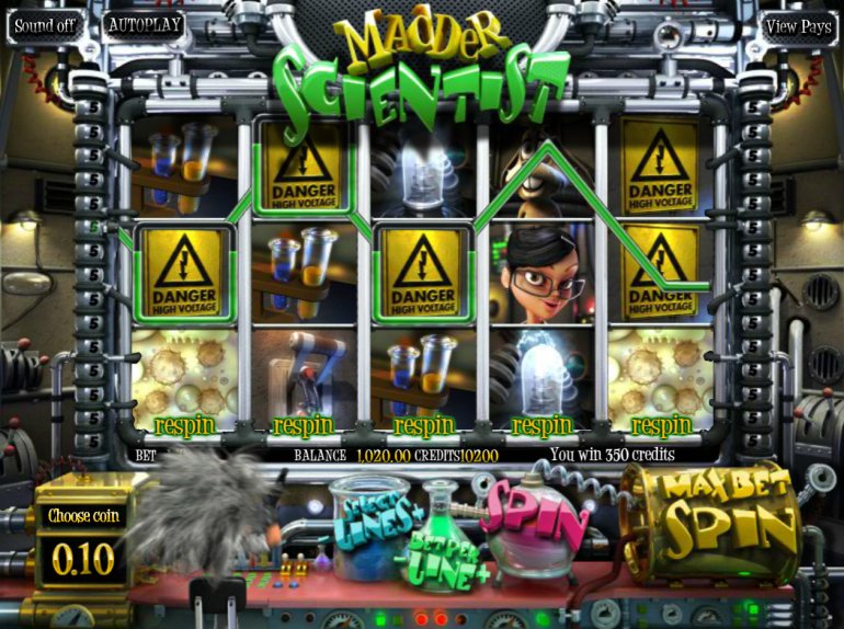 video slot madder scientist